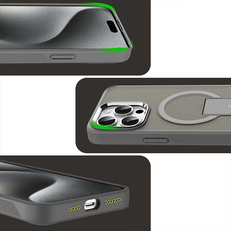 💥Limited time 50% off🔥Magnetic KickStand Shockproof Phone Case for iPhone 15-11 Series-3