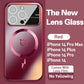 Lens Explosion-Proof Frosted Magnetic Attraction Case Cover For iPhone-4
