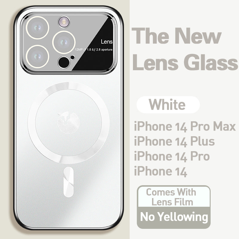 Lens Explosion-Proof Frosted Magnetic Attraction Case Cover For iPhone-3