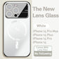 Lens Explosion-Proof Frosted Magnetic Attraction Case Cover For iPhone-3