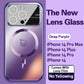 Lens Explosion-Proof Frosted Magnetic Attraction Case Cover For iPhone-2