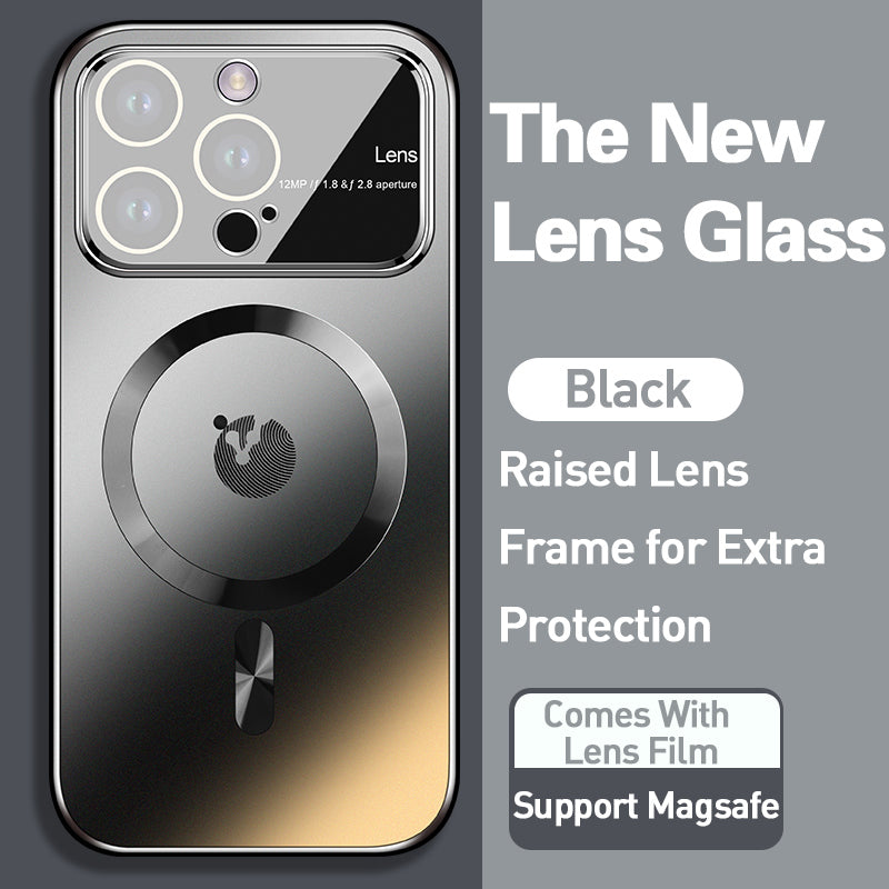 Lens Explosion-Proof Frosted Magnetic Attraction Case Cover For iPhone-5