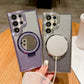 Gradient Glitter Magnetic Phone Case with Mirror for Samsung S24/23/22-4