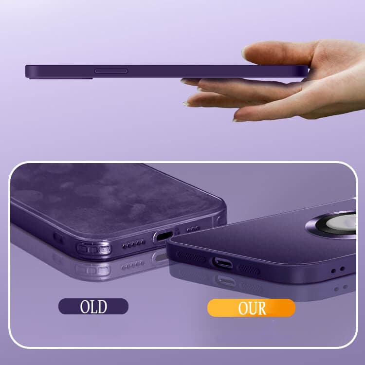 2024 NEW Magnetic AG Glass Frosted Case With Camera Lens Protector For iPhone 15 14 13-4