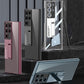 Transparent Plating Bracket Case Cover For Samsung Galaxy S23-10
