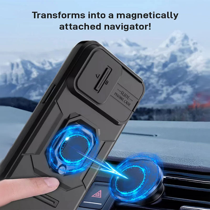 Battle Bear Push Window Rings Case for iPhone-2