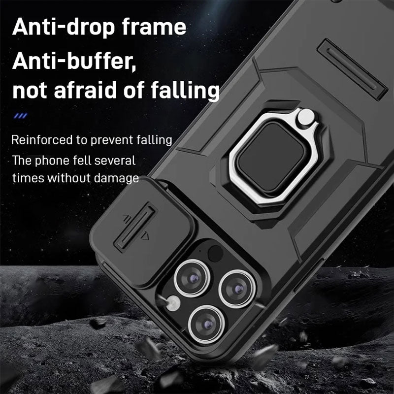 Battle Bear Push Window Rings Case for iPhone-5