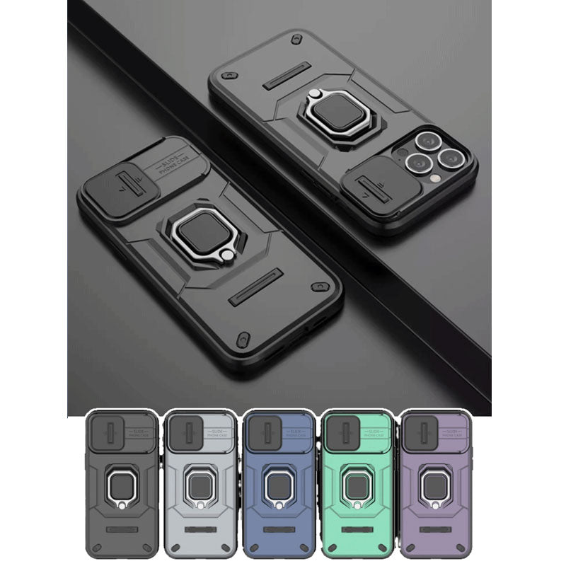 Battle Bear Push Window Rings Case for iPhone-6