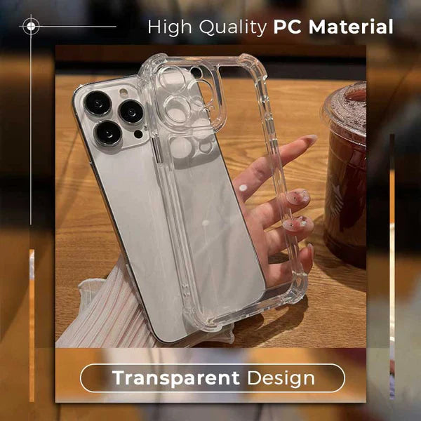 Anti-Collision Transparent Mobile Phone Case with Four Corners-1