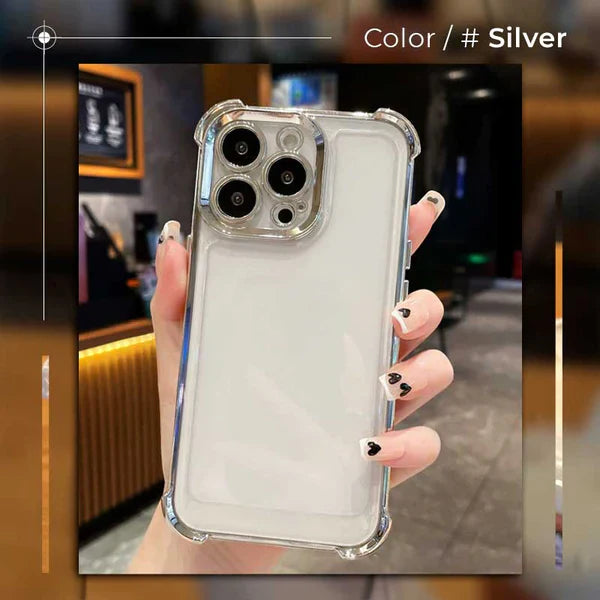 Anti-Collision Transparent Mobile Phone Case with Four Corners-4