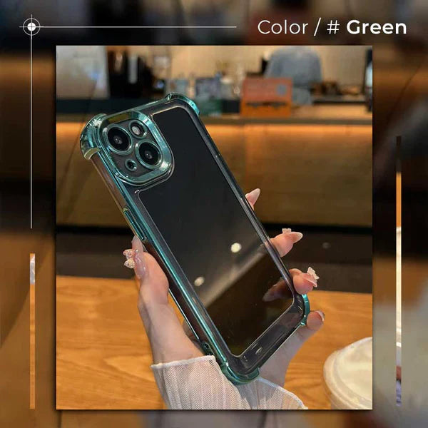 Anti-Collision Transparent Mobile Phone Case with Four Corners-5