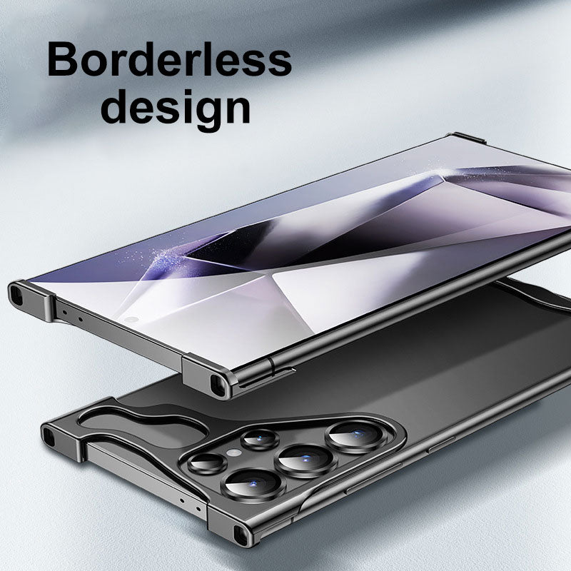 Creative Metal Skeleton Phone Case for Samsung S24/23-1