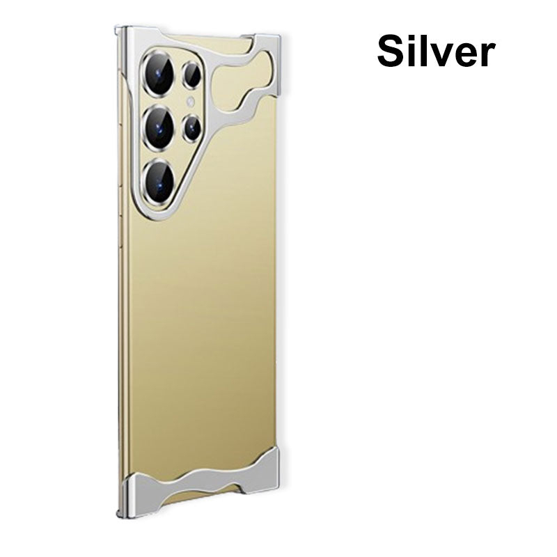 Creative Metal Skeleton Phone Case for Samsung S24/23-9
