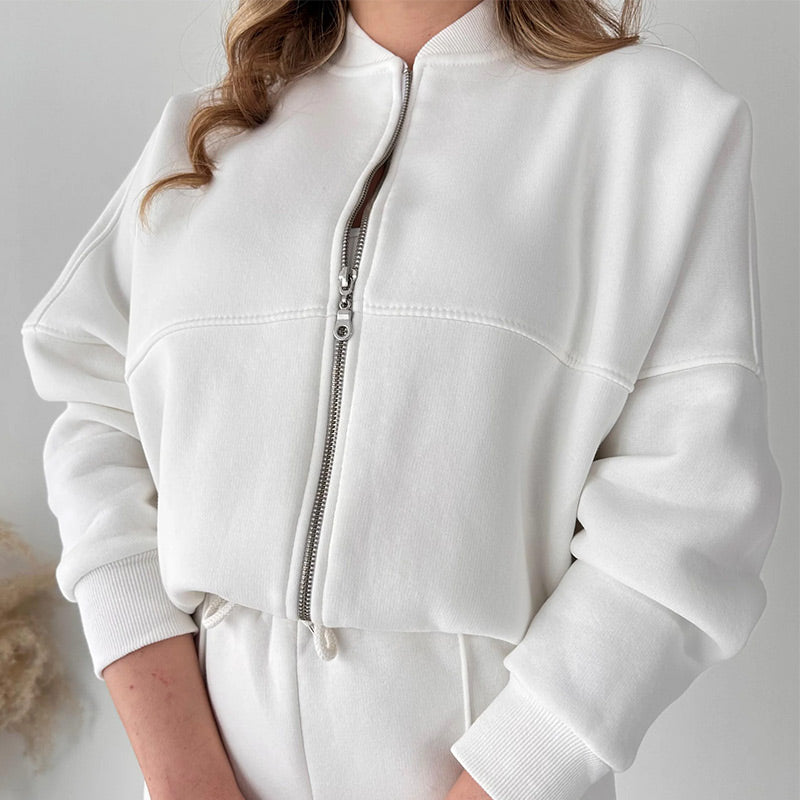 💖Fashionista's Choice👗Women’s Stylish Two-Piece Tracksuit Set-4