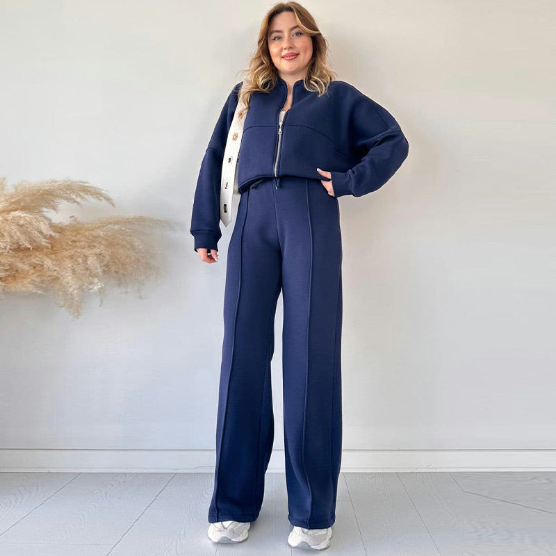 💖Fashionista's Choice👗Women’s Stylish Two-Piece Tracksuit Set-5
