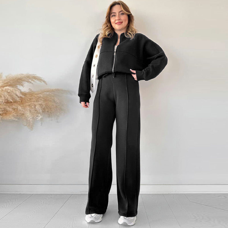 💖Fashionista's Choice👗Women’s Stylish Two-Piece Tracksuit Set-7