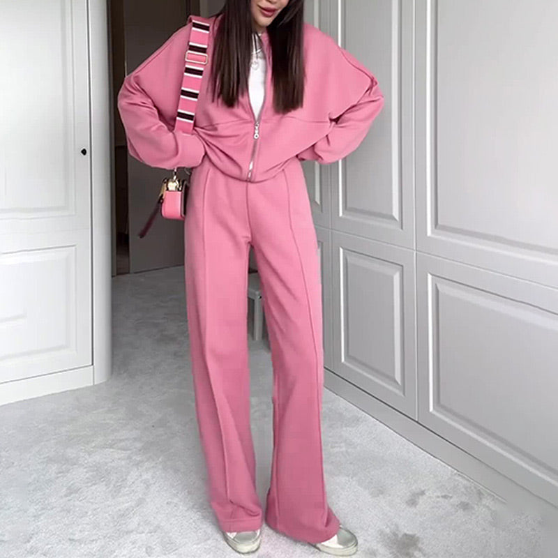 💖Fashionista's Choice👗Women’s Stylish Two-Piece Tracksuit Set-8