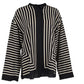 💕 Classy & Comfortable🌸Casual Striped Round Neck Button Front Blouse-7