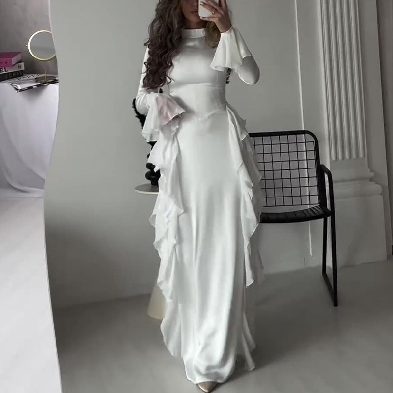 Free Shipping🔥Hot Sale🔥Chic Flowy Glossy Dress for Women-2