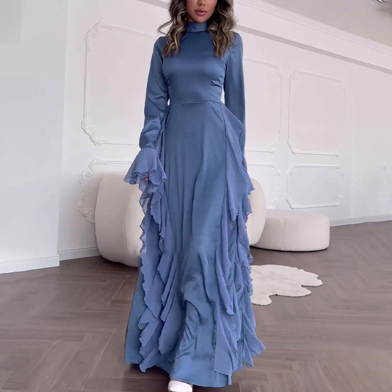 Free Shipping🔥Hot Sale🔥Chic Flowy Glossy Dress for Women-6