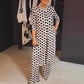 ✨HOT SALE 58% OFF✨Polka Dot Top & Pants 2-Piece Set-1