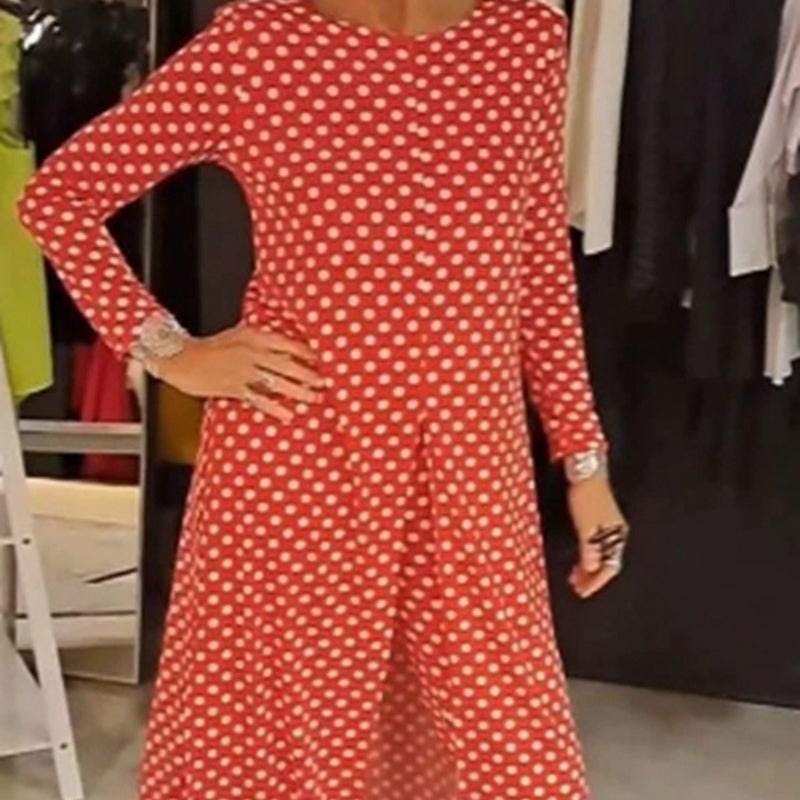 ✨HOT SALE 58% OFF✨Polka Dot Top & Pants 2-Piece Set-7