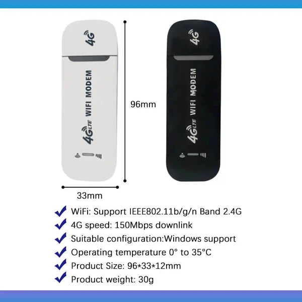 ⏳Limited Sale 57% OFF🌸4G LTE Router Wireless USB Mobile Broadband 150Mbps Wireless Network Card Adapter-4