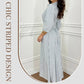 🌟Exclusive 66% OFF👗Fashion Striped Button-Down Long Shirt Dress-3