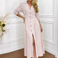 🌟Exclusive 66% OFF👗Fashion Striped Button-Down Long Shirt Dress-9