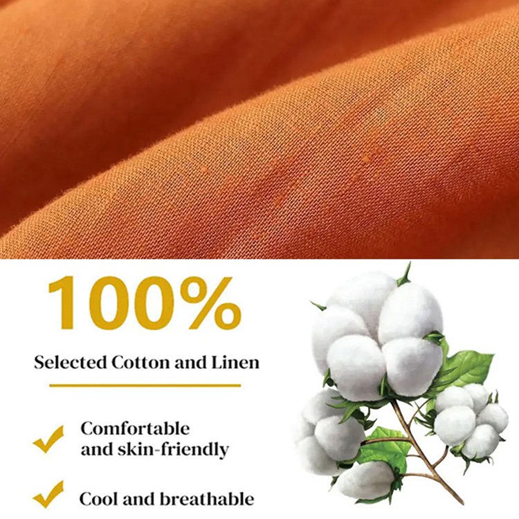🔥For a limited time 57% discount🔥Japanese Style Linen Cotton Dress-2