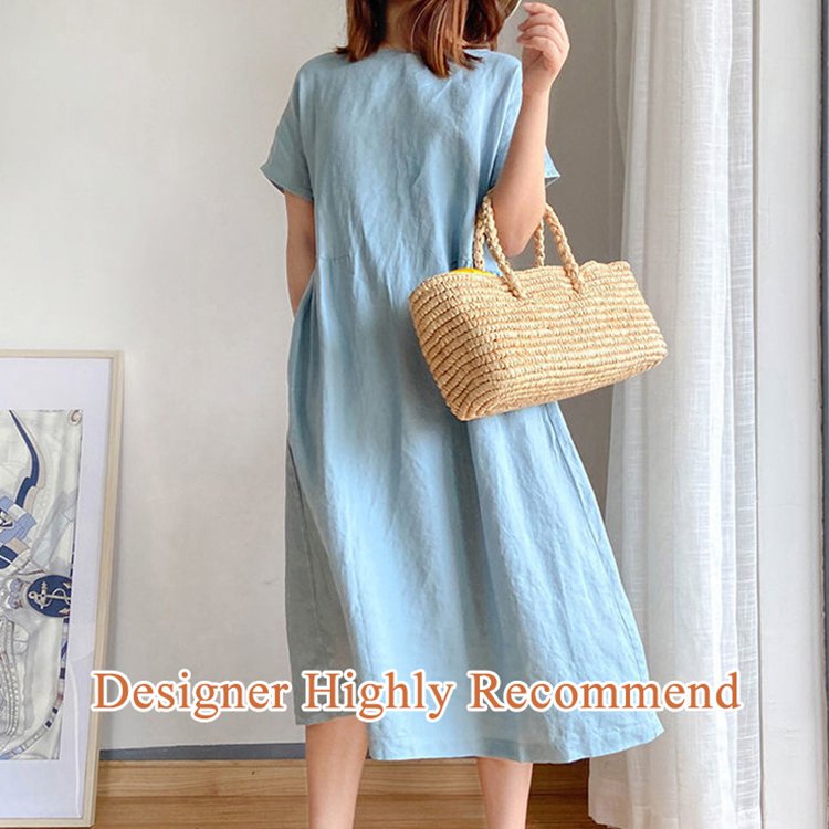 🔥For a limited time 57% discount🔥Japanese Style Linen Cotton Dress-3