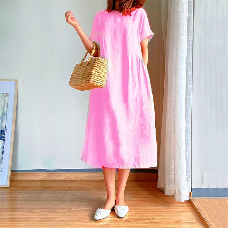 🔥For a limited time 57% discount🔥Japanese Style Linen Cotton Dress-14