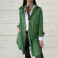 🔥Hot Sale🔥Women's Lapel Soft Long-Sleeve Button Down Coat-1