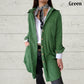 🔥Hot Sale🔥Women's Lapel Soft Long-Sleeve Button Down Coat-11