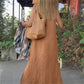 🌸Limit Time 84% OFF 💕Solid Color Loose Breathable Halter Dress-4