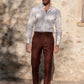 🎁Men's Solid Color Straight Casual Trousers-6