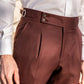 🎁Men's Solid Color Straight Casual Trousers-9