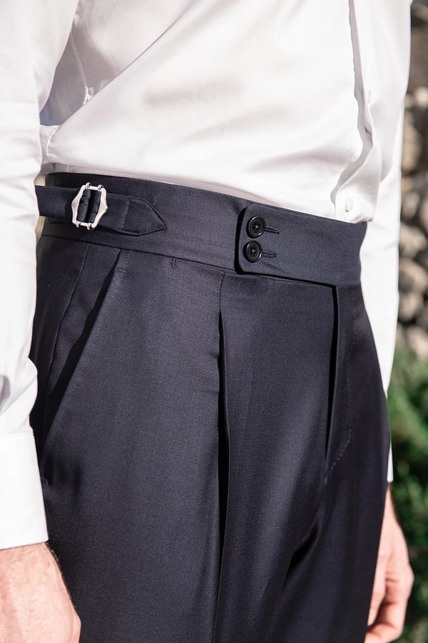 🎁Men's Solid Color Straight Casual Trousers-11