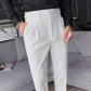 🎁Men's Solid Color Straight Casual Trousers-13