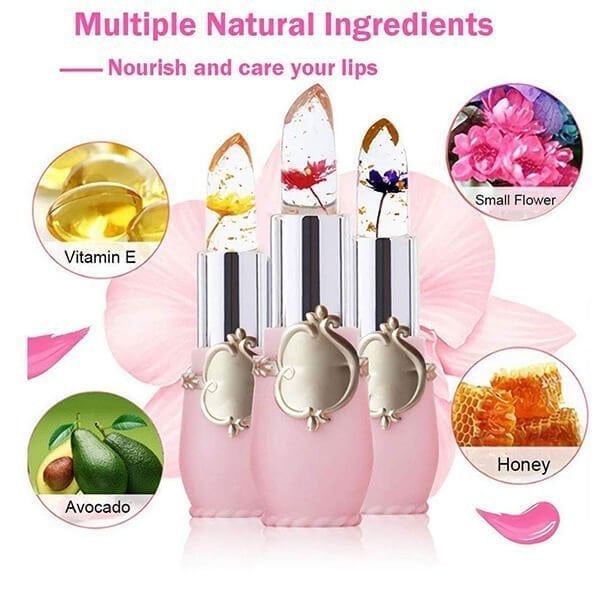 💋Crystal Jelly Flower Color Changing  Lipstick-✨BUY MORE SAVE MORE-2