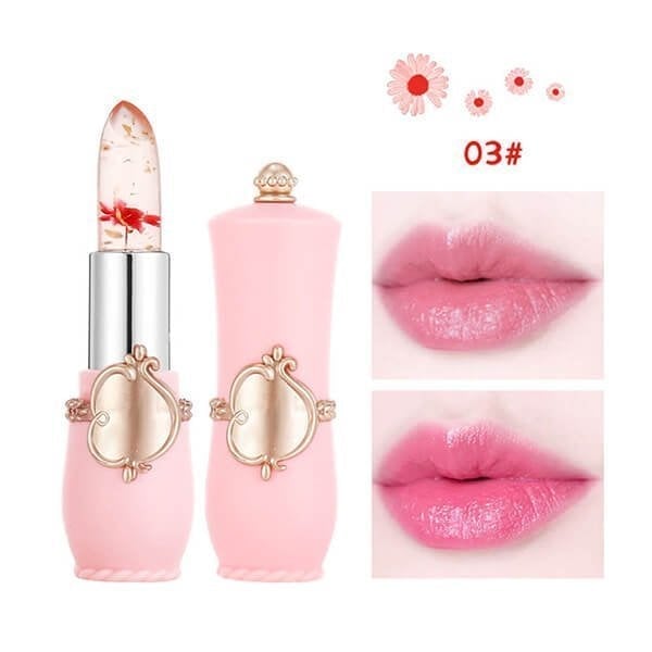 💋Crystal Jelly Flower Color Changing  Lipstick-✨BUY MORE SAVE MORE-6