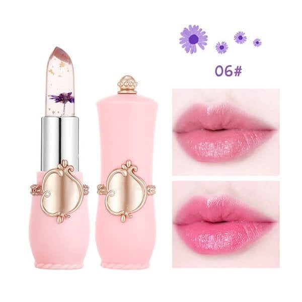 💋Crystal Jelly Flower Color Changing  Lipstick-✨BUY MORE SAVE MORE-9
