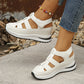 Frauenhlocken aus Sneaker -Sandalen