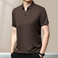 ✨New Arrival✨Men’s Casual Lapel Breathable Wrinkle-free T-shirt-2