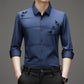 Men's Casual Trendy Printed Long Sleeve Shirt-10
