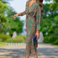 🌷Limited Time 58% OFF💞Deep V Neck Midi Dress with Long Sleeves-7