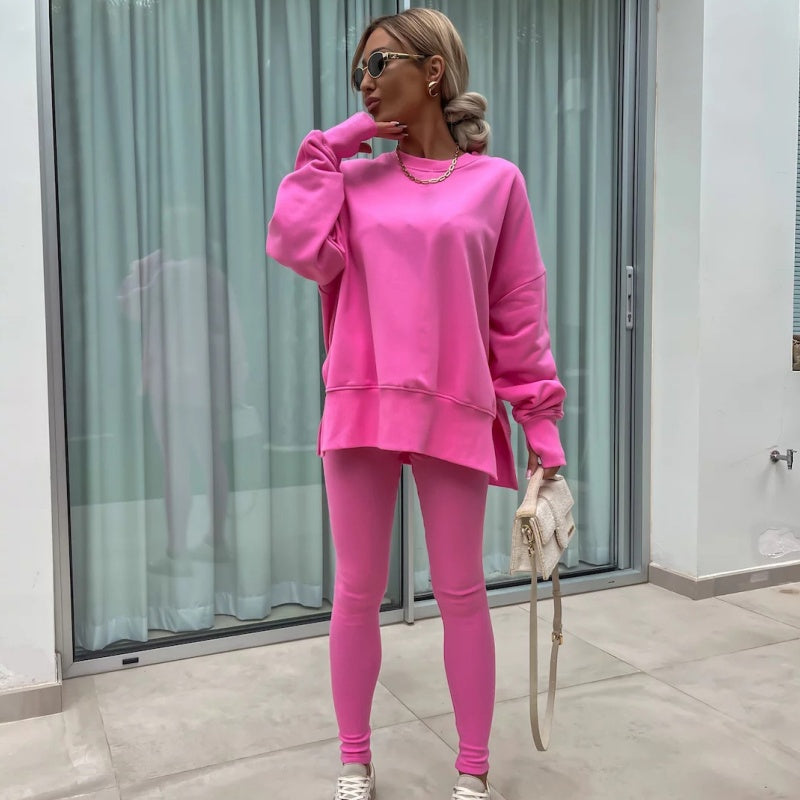🌷Limited Time 48% OFF💞Women's Long Sleeve Sweatshirt and Leggings 2-piece Set-5