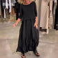 ✨New Arrival✨Solid Round-Neck Top Slip Dress 2-Piece Set-10