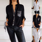 🔥2024 HOT SALE🔥 Casual patchwork top with sequins-1