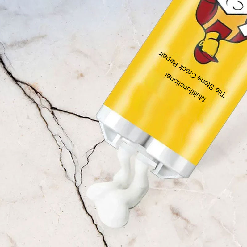 🧱 BUY 2 GET 1 FREE! ✨ Tile & Stone Crack Repair Kit - Professional-Grade Filler for Sealing Gaps, Waterproof & Color-Matching Formula 🛠️💧-1